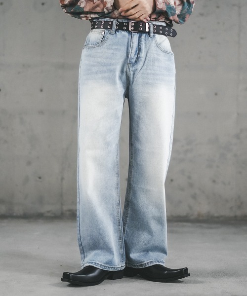 Shoowtime（ショウタイム） ジーンズ Vintage Wash Straight Denim