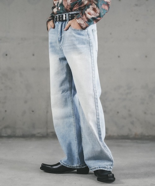 Shoowtime（ショウタイム） ジーンズ Vintage Wash Straight Denim