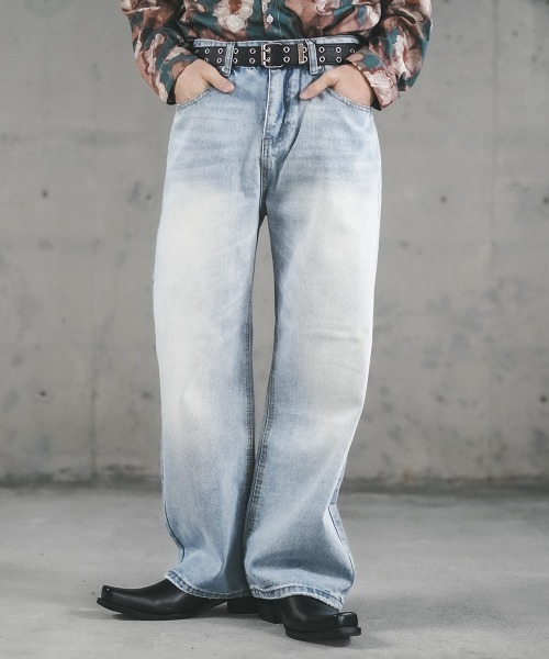 Shoowtime（ショウタイム） ジーンズ Vintage Wash Straight Denim