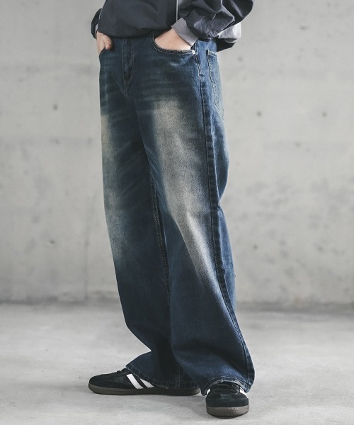 Shoowtime（ショウタイム） ジーンズ Vintage Wash Straight Denim