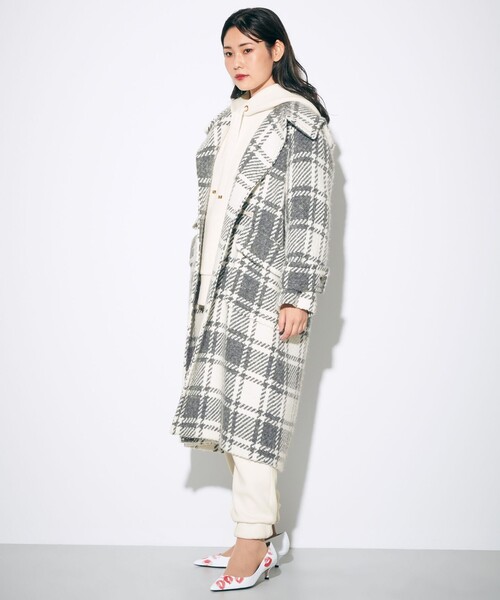 GRACE CONTINENTAL」 ダッフルコート 36 グレー レディース グレース