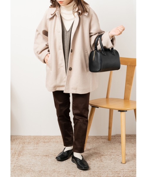 「Amourire」 コート フリー キャメル レディース_画像7