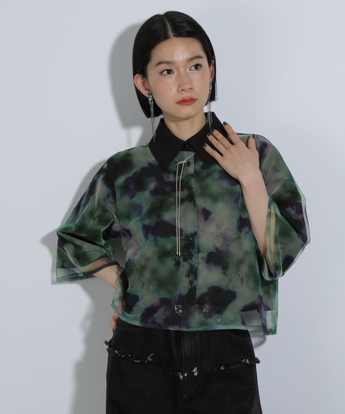 HARE ブラウス シャツ スイサイガラシャツ(HARE) レディース