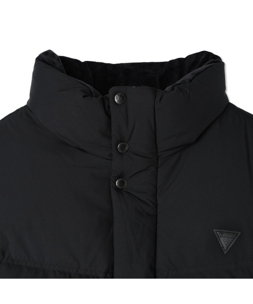 GUESS ブラック ダウンジャケット XL GUESS（ゲス） ダウンジャケット LARGE ブラック メンズ : ZOZOTOWN