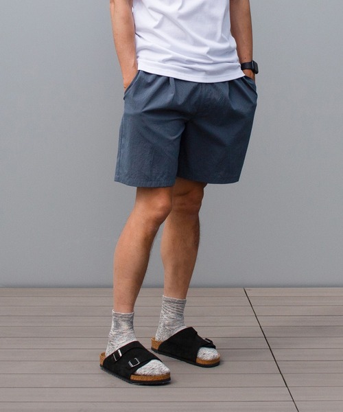 SNOWPEAK■Delta Quick Dry Short Sleeve■送料込 Snow Peak Printed Breathable Quick Dry Shorts in Grey | FWRD