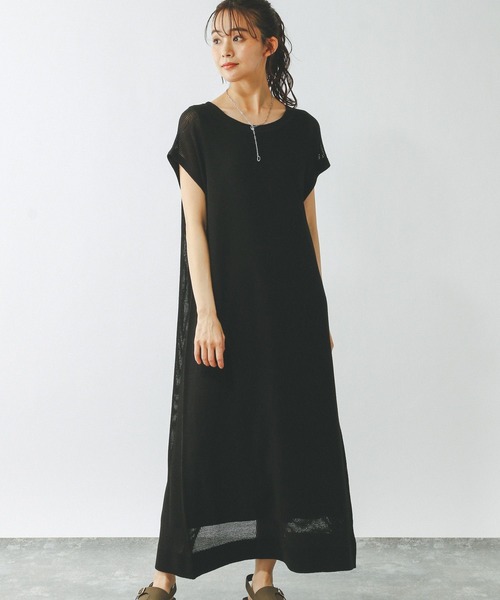 GLOBAL WORK ワンピース 2WAYメッシュSETワンピース/321490