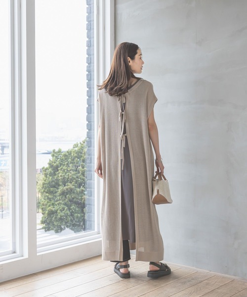 ハイク メッシュワンピース GLOBAL WORK ワンピース 2WAYメッシュSETワンピース/321490