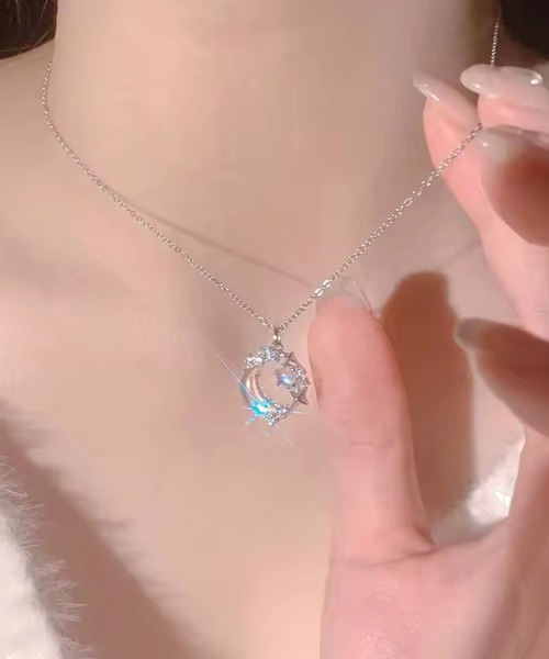 Port（ポート） ネックレス 「 」 シルバー 星 月 惑星 モチーフ