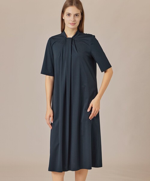 マッキントッシュロンドン　プレーティング天竺ワンピース38 MACKINTOSH LONDON ワンピース プレーティング天竺ワンピース