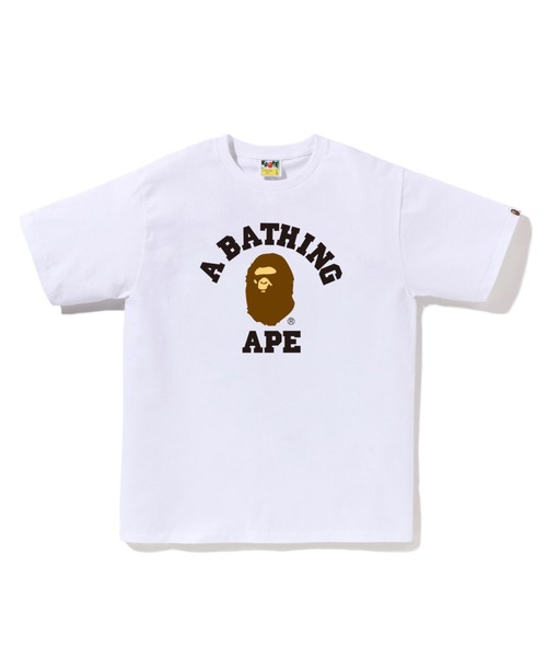 新品未使用 BY BATHING APE ホワイト Tシャツ 男女兼用 A BATHING APE 「A APE」 半袖Tシャツ X-LARGE ホワイト メンズ