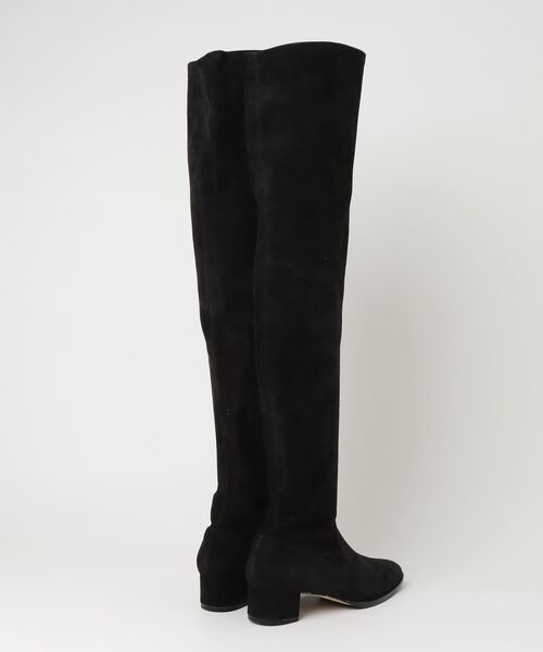 極美品♡MANOLO BLAHNIK ブラックロングブーツ MANOLO BLAHNIK（マノロブラニク） ロングブーツ 36.5 ブラック
