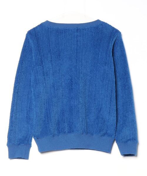 「THE NORTH FACE」 刺繍長袖Tシャツ S ブルー メンズ