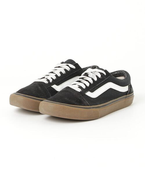 Vans スエード ブラック ホワイト スニーカー VANS 「VANS」 ローカットスニーカー 7 ブラック レディース