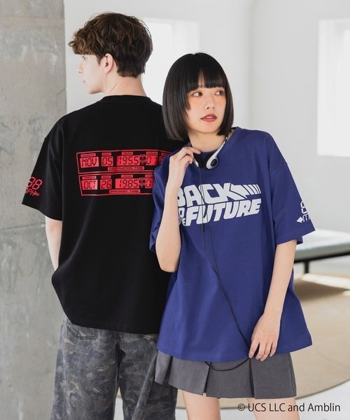 「PAGEBOY」 半袖Tシャツ MEDIUM サックスブルー レディース
