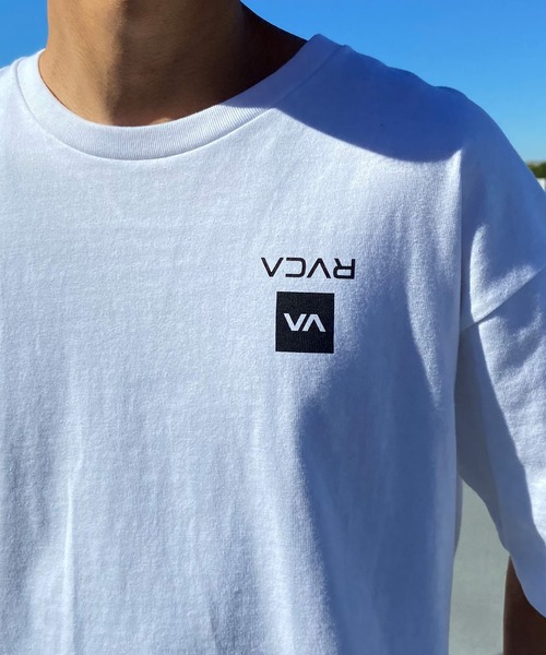[RVCA] короткий рукав футболка M хаки мужской 
