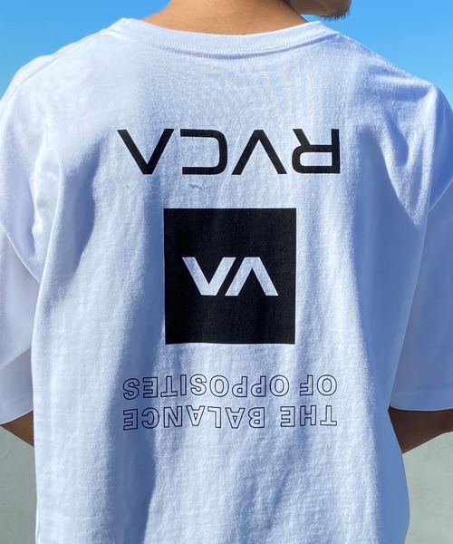 [RVCA] короткий рукав футболка M хаки мужской 