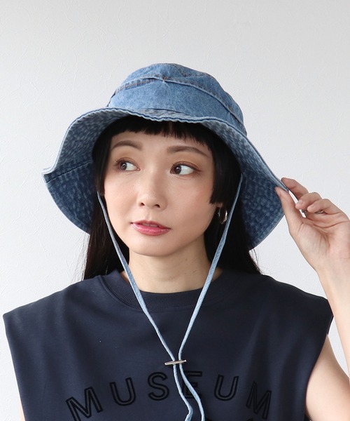 Three Four Time 帽子 ハット アジャスター付きデニムハット