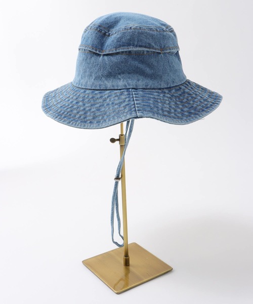 チャレンジャー　デニムハット CHALLENGER [チャレンジャー] DENIM BUCKET HAT デニムバケット
