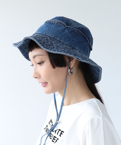 Three Four Time 帽子 ハット アジャスター付きデニムハット