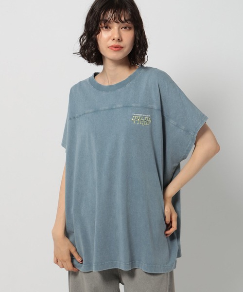 niko and…（ニコアンド） tシャツ バック刺繍BIGフレンチTシャツ