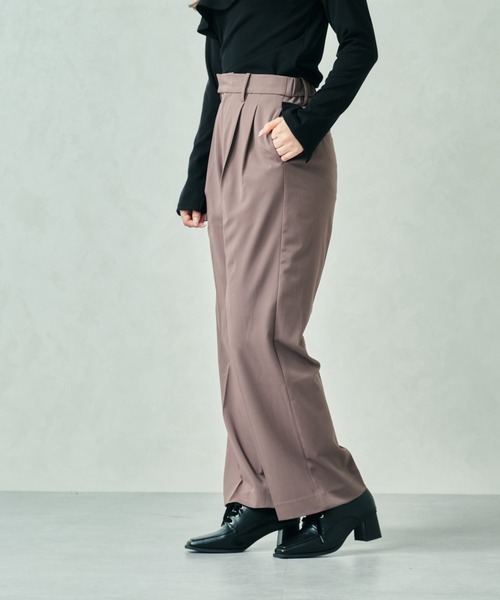Didot.showroom ローライズ ツータック ワイドスラックス Sサイズ