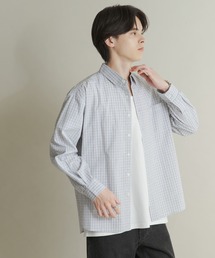 シャツ マイクログラフチェックロングスリーブシャツ メンズ｜ZOZOTOWN Yahoo!店