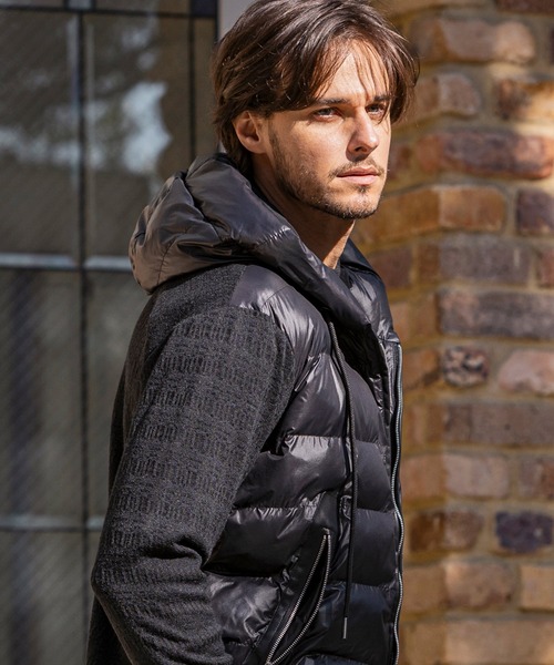 PIU1UGUALE3 ブラックパーカー IV 1PIU1UGUALE3 GOLF 新品✨ジップアップパーカー Ⅳ ブラック