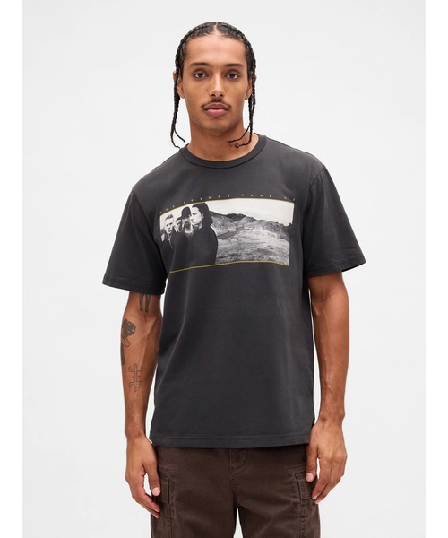 GAP（ギャップ） tシャツ U2 グラフィックTシャツ メンズ
