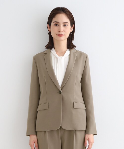 美品　INDIVI スーツ セットアップ 48 INDIVI スーツ 「洗える／定番スーツ」ストレッチテーラード