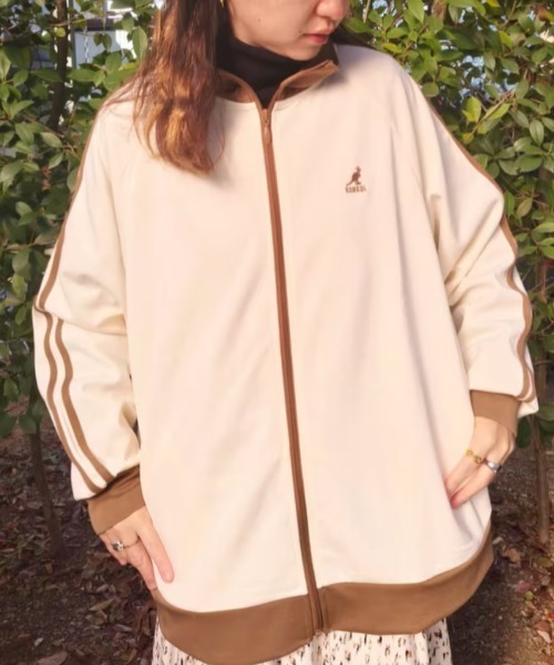  アイボリー ジャージ L KANGOL（カンゴール） ジャージ 「アイボリー/グレー系その他 新色登場