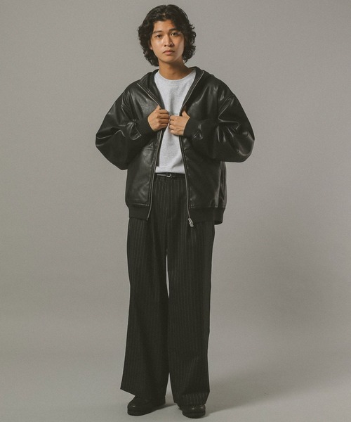 RAGEBLUE（レイジブルー） ブルゾン アウター シンセティックレザー