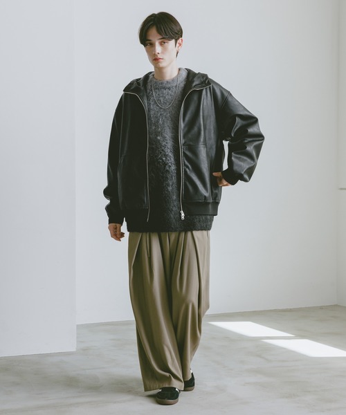 RAGEBLUE（レイジブルー） ブルゾン アウター シンセティックレザー