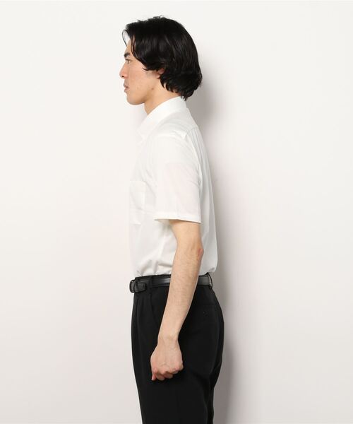 「Perfect Suit FActory」 「urban model」半袖シャツ M サックスブルー メンズ_画像2