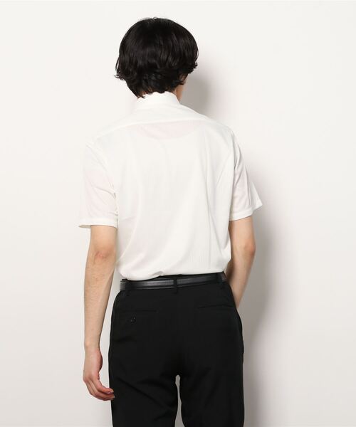 「Perfect Suit FActory」 「urban model」半袖シャツ M サックスブルー メンズ_画像3