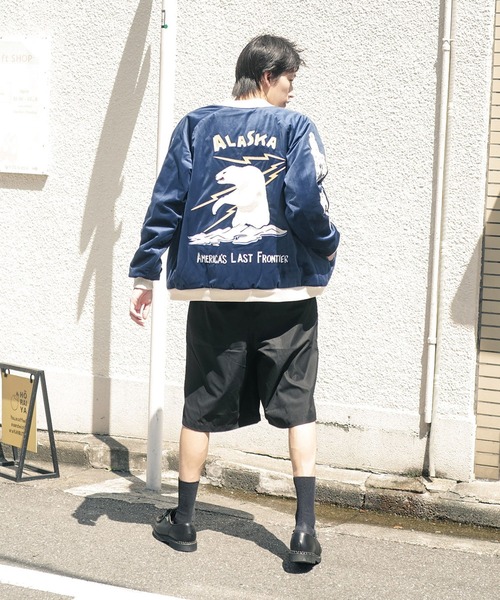 （専用）　　HOUSTON ヒューストン　スカジャン レーヨンスカジャン「TIGER」 HOUSTON 51221 ヒューストン スーベニア