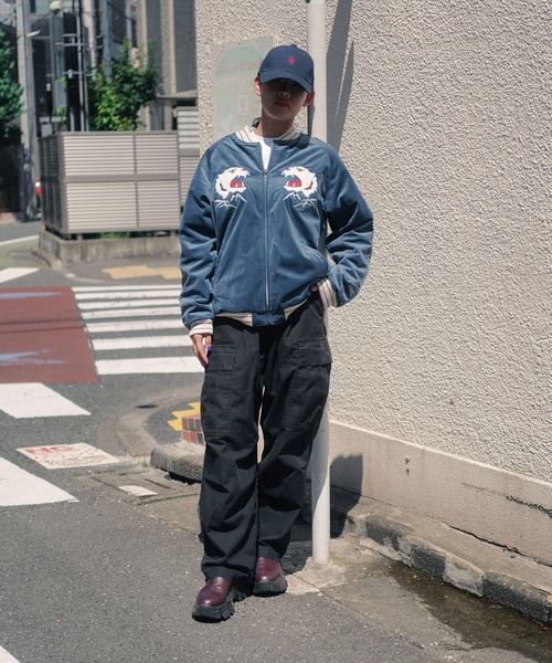 90s ヒューストン　スカジャン HOUSTON（ヒューストン） スカジャン 「HOUSTON/ヒューストン