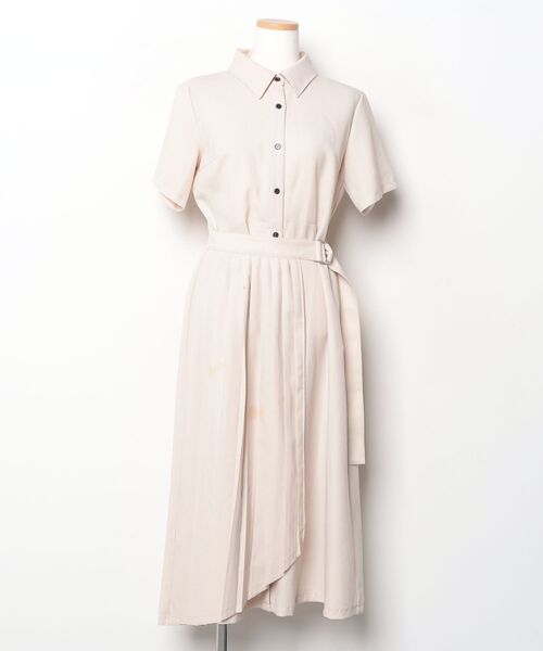 UNITED TOKYO（ユナイテッドトウキョウ） 半袖ワンピース 0 ベージュ