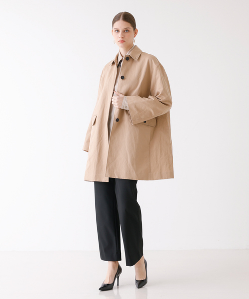 DESIGNWORKS（デザインワークス） ステンカラーコート コート Aライン