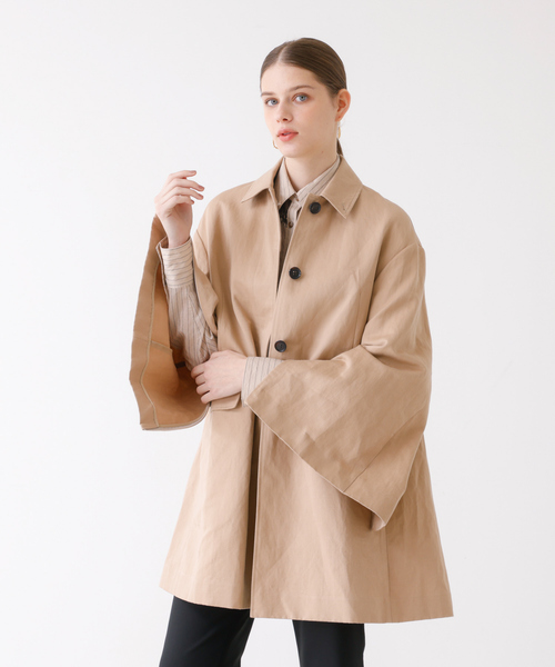 DESIGNWORKS（デザインワークス） ステンカラーコート コート Aライン