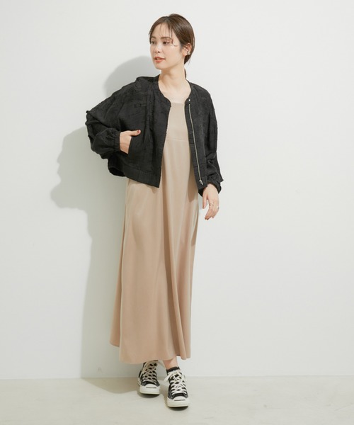 「LE CERCLE par rope'」 ジップアップブルゾン FREE グリーン系その他2 レディース_画像2