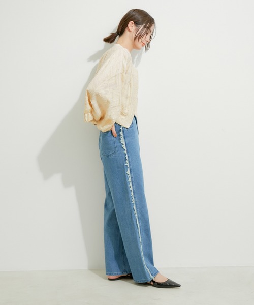 「LE CERCLE par rope'」 ジップアップブルゾン FREE グリーン系その他2 レディース_画像5