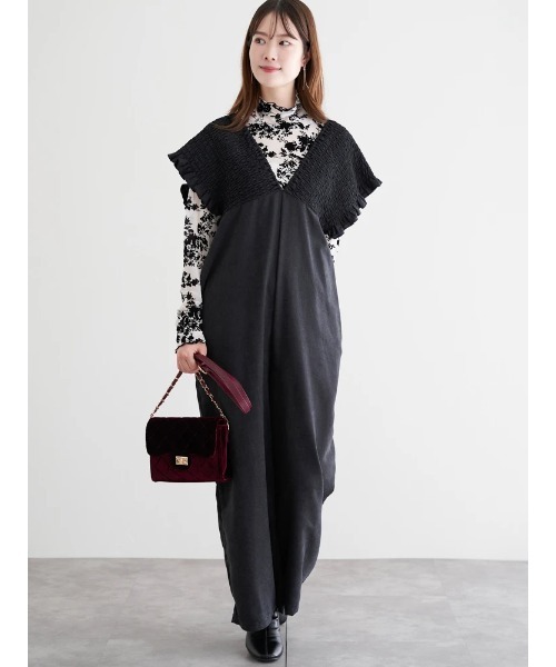 LUDIC PARK（ルディックパーク） サロペット オーバーオール ピーチ