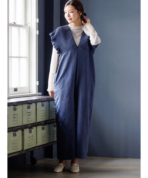 LUDIC PARK（ルディックパーク） サロペット オーバーオール ピーチ