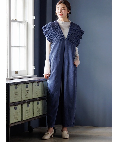 LUDIC PARK（ルディックパーク） サロペット オーバーオール ピーチ