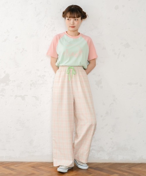 「eLur」 半袖Tシャツ FREE ピンク レディース_画像2