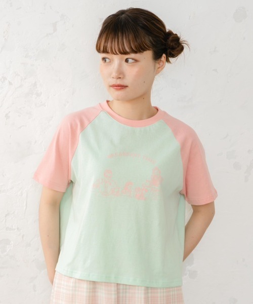 「eLur」 半袖Tシャツ FREE ピンク レディース_画像4