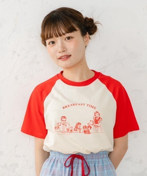 「eLur」 半袖Tシャツ FREE ピンク レディース_画像6