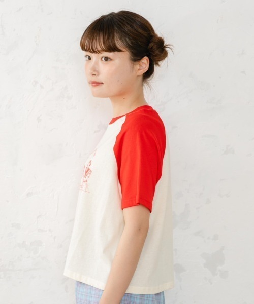 「eLur」 半袖Tシャツ FREE ピンク レディース_画像7