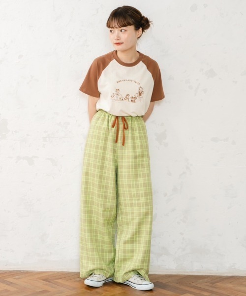 「eLur」 半袖Tシャツ FREE ピンク レディース_画像9