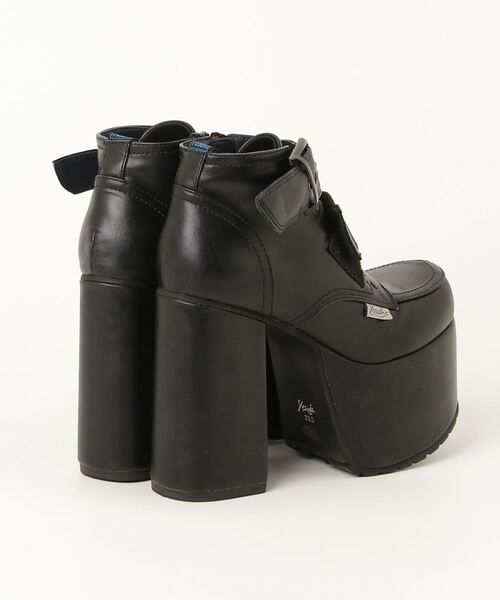 「YOSUKE」 ショートブーツ 23.5 ブラック レディース_画像2